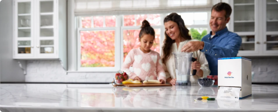 hands holding capsules